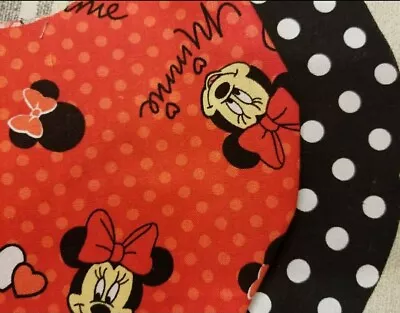 Reversible Adult Valentines Minnie Mouse With Dots Mask • $9.99