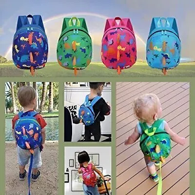 Baby Toddler Kids Walking Safety Harness Cartoon Bag Strap Backpack With Reins • £6.99