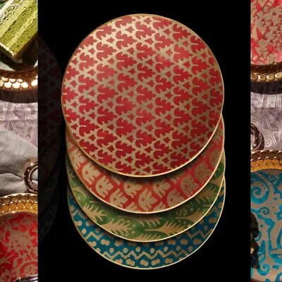 L'Objet Fortuny Assorted Canapé Plates Set Of 4 • $211