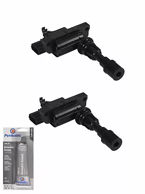 Set Of 2 Ignition Coil + Tune Up Grease For 2002-2003 Impreza WRX UF480 • $49.99