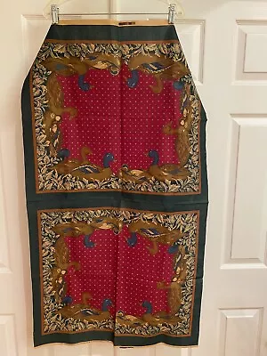 2 Vintage Mallard Duck Block Panels Quilt Pillow Joan Kessler Concord Fabric USA • $13.99