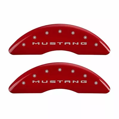 MGP Front/Rear Caliper Covers-Red Ford Mustang GT; 10200SM52RD • $249