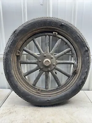 Vintage Ford Model T Wooden Spoke Wheel 21  12 Spoke Original • $200