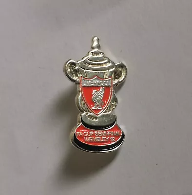 Liverpool FC Metal Pin Badge FA Cup Semi Final 2012 • £8