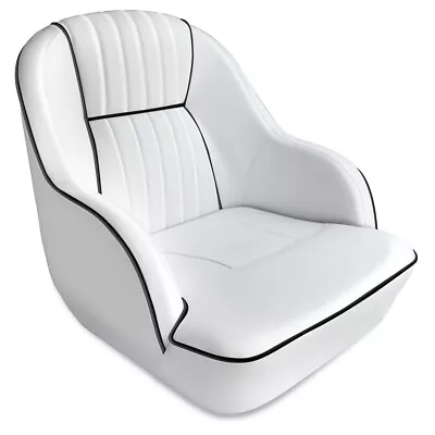 NEW White Captain Bucket Boat Marine Chairs Seats Fountain Formula Donzi Etc • $199