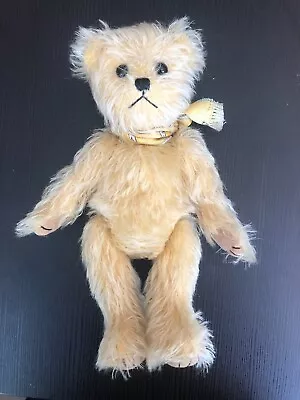 Vintage Handmade Tan Jointed Teddy Bear Mohair Light Brown • $15