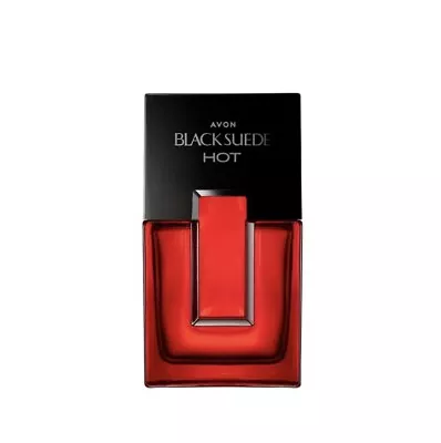 Avon Black Suede Hot Eau De Toilette Aftershave 75ml For Him Men's • £15.45