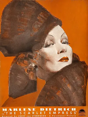 The Scarlett Empress Marlene Dietrich Movie Poster 3 • $6.49