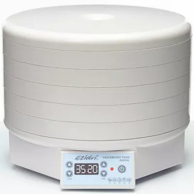 EziDri Snackmaker FD500 Digital Food Dehydrator / Food Dryer With 5 Trays D09-D • $198.98