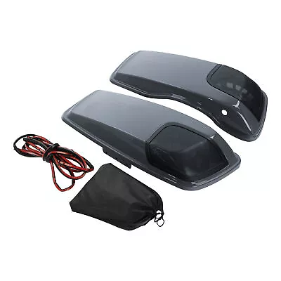 5X7  Saddlebag Speaker Lids W/ Grill Fit For Harley Touring Street Glide 2014-Up • $220.99