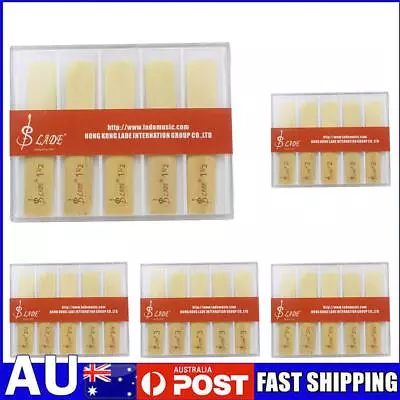 10Pcs Alto Sax Reeds Convenient Strength 1.5-3.5 Clarinet Reeds Portable Useful • $15.29