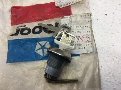 $40 • Buy Mopar Mitsubishi NOS Dodge Colt Lock Cylinder & Keys MB083614