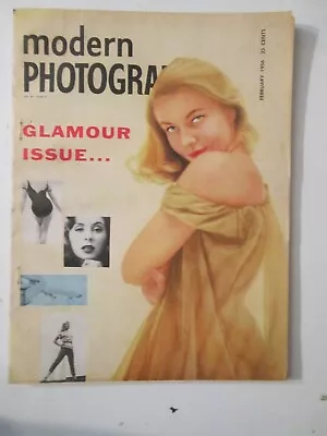 Modern Photography Magazine February 1956 Glamour Issue • $22