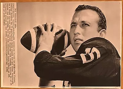 1966 Photo-Oakland Raiders Tom Flores Named AFL Offensive Player Of The Week • $14.99