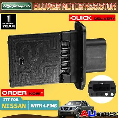 $20 • Buy Fan Resistor Blower Motor Heater For Nissan Navara D40 Pathfinder R51 2005-2013