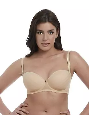 Freya Cameo Deco Strapless Bra 3163 Underwired Lightly Padded BNWT Multiway . • £24.99