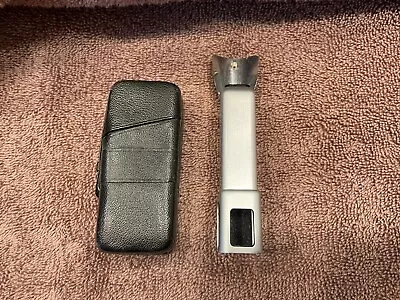 Vintage. MINOX Subminiature Flash Attachment Silver & Leather Case Germany • $18.99