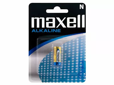 Maxell Cell Battery Alkaline Micro Stylus LR1 LR01 Type N Blister Battery 1 Pk • £9.20