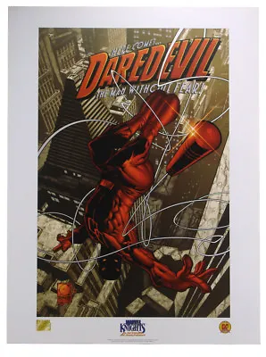 Daredevil Lithograph By Joe Quesada Marvel Knights Man Without Fear Authentix • $19.99