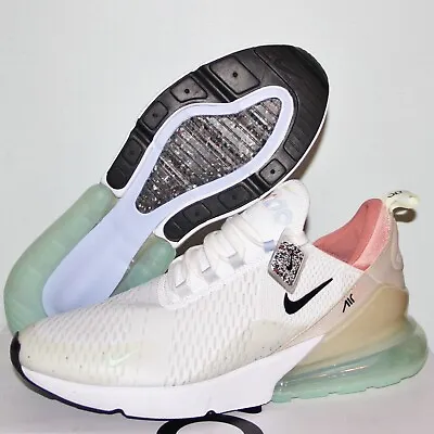 Nike Air Max 270 White Sanddrift Running Shoes Mens 14 DQ7642-100 New • $114.99