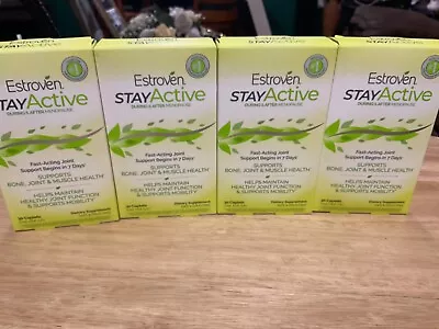 Estroven Stay Active During & After Menopause. 4 Boxes Of (30) Caplets=120 Caps • $28