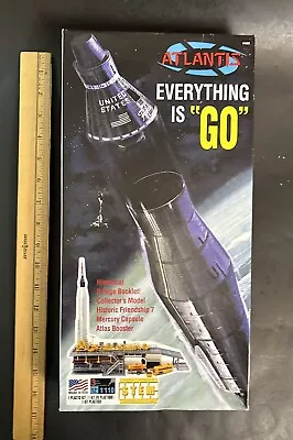 Arlantis EVERYTHING IS  GO  Mercury Capsule & Atlas LAUNCH PAD Model Kit SEALED • $29.95