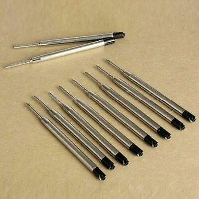 10PCS Black Ballpoint Pen Ink Refills Fine Point Medium For Parker Style Replace • $2.95