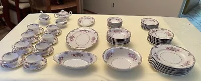 63 Piece - Grace China Made In Occupied Japan Corsage Tableware Set • $300