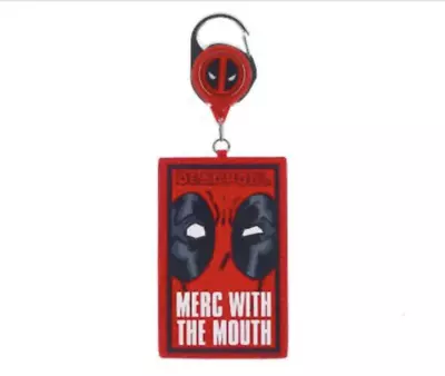 Marvel Deadpool Merc With The Mouth Clip Retractable Lanyard • $9.99