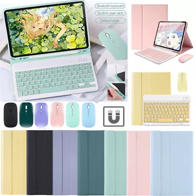 For IPad 9/8/7/6th Gen Air 4/3 Pro 11 2022 Bluetooth Keyboard Case Cover W/Mouse • $35.70