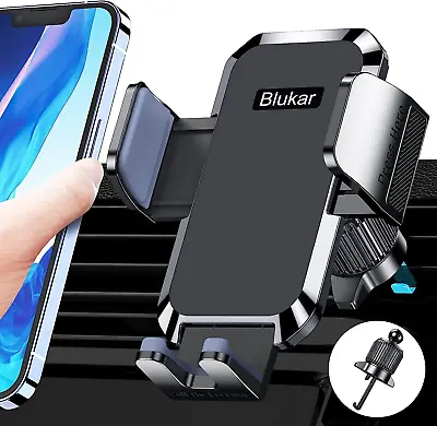 Blukar Car Phone Holder Air Vent Car Phone Mount Cradle 360° Rotation - 2023 • £7.77