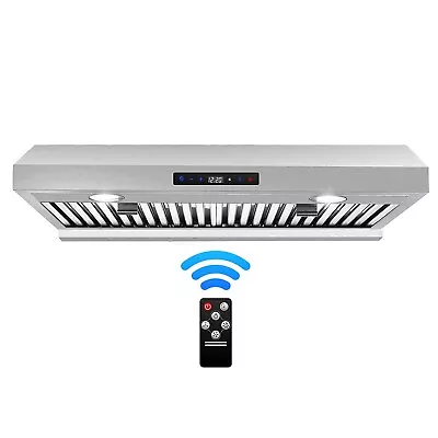 30 Inch Under Cabinet Kitchen Range Hood 800CFM 3-Speed Remote Touch Control LED • $185.99