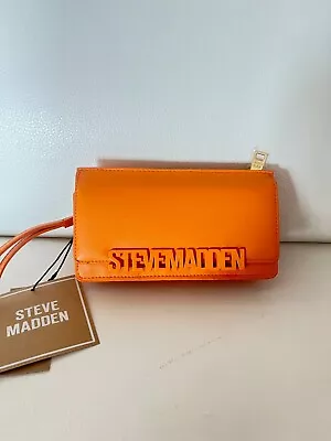 Nwt Steve Madden Bcabby Wristlet Clutch Wallet Mango Tiktok Viral • $36.99