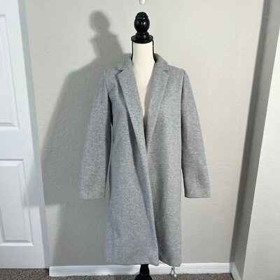 $24.95 • Buy ZARA (Women) Long Grey Fall/Winter Trench Coat, Stylish Size Medium