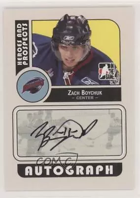 2008-09 ITG Heroes And Prospects Auto Zach Boychuk #A-ZBO Rookie Auto RC • $13.19