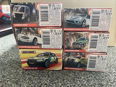 Matchbox 1:64 Joblot X6 Boxed Ram Work Ford F550 Vw Beetle BMW M5 Police • £2.20