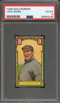 1911 T205 Dunn - Baltimore - PSA 4 VG-EX • $249