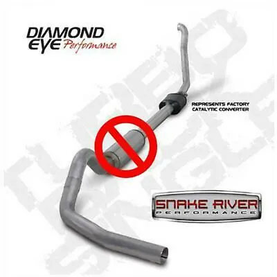 Diamond Eye 4  Exhaust For 94-97 Ford Diesel F250 F350 7.3l Stock Cat No Muffer • $474.99