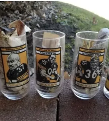 3 VIP Series Pittsburgh Steelers Glasses Eat'n Park Bettis Lloyd Lake • $30