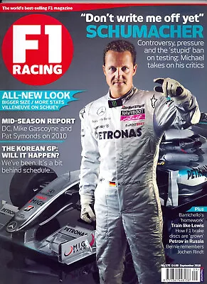 F1 RACING MAGAZINE - SEPTEMBER 2010  - Mid Season Report - Excellent Condition • £2.75