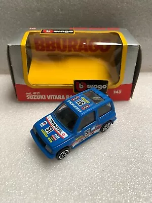 BBURAGO 4112 Suzuki Vitara Raid #51 1/43 Vintage Miniature Car • £6.86