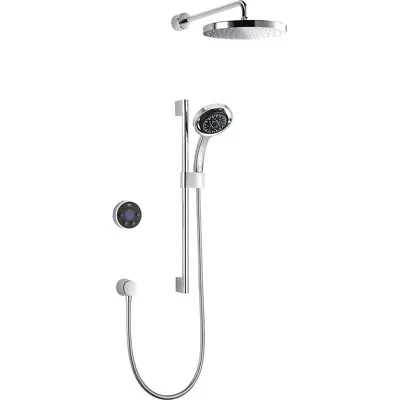 Mira Platinum Hp/combi Rear-fed Black / Chrome Thermostatic Wireless Dual Outlet • £699.99