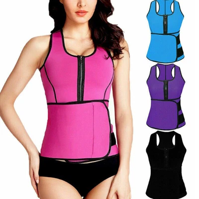 $16.55 • Buy Comfortable Women's Waist Trainer Vest Gym Slimming Sauna Sweat Belt Body Shaper