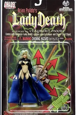 LADY DEATH Action Figure CHAOS COMICS Marvel Toy Doll Legends GLOW IN THE DARK • $15