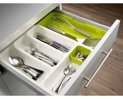 $61.71 • Buy Joseph Expandable Cutlery Tray Kitchen Organizer Utensil Drawer Insert Green