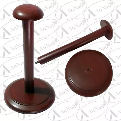 Helmet Wooden Stand For Medieval Helmets ColorsBlack/Brown For Halloween • $18.80