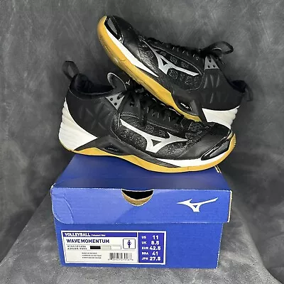 Mizuno - Wave Volleyball Training Shoes - Black- Women Size 11 • $49