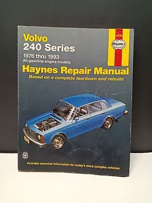 Volvo 240 Series 1976-1993 Haynes Repair Manual 97020 • $15.99