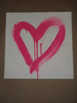 Mr. Brainwash Love HeART Art Print Poster Signed Valentine's Day Urban Pink • $1999.99