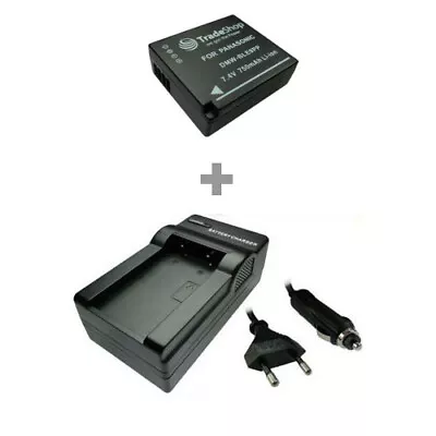 Set: 750mAh Battery + Charger For Panasonic Lumix DMC-TZ96 DMC-TZ100 DMC-GX9 • £19.74